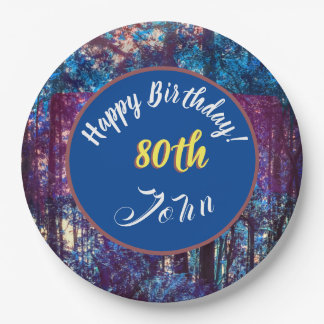 Beautiful Forest Dream Paper Plate