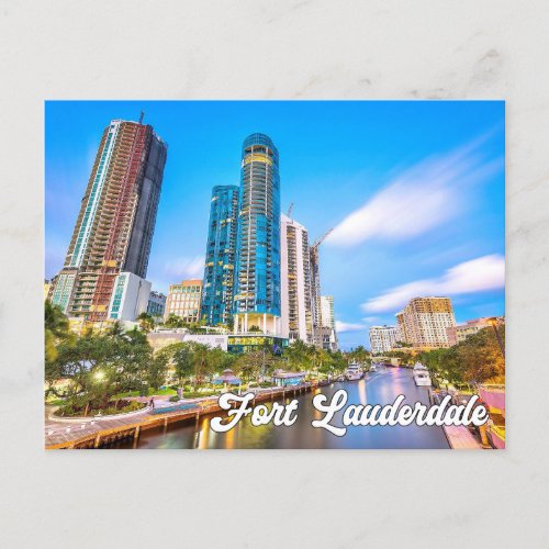Beautiful Fort Lauderdale Florida United States Postcard