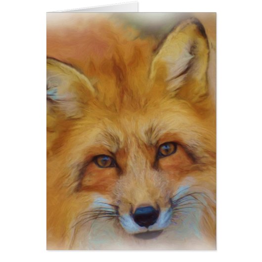 Beautiful Fox Face From Watercolour (Front)