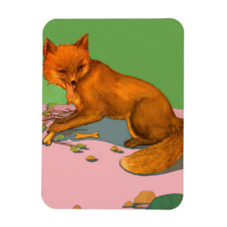 beautiful fox magnet