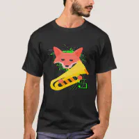 Tuba Meister Musical Brass Instrument T-Shirt, Zazzle