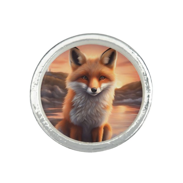Beautiful Fox Ring (Front)