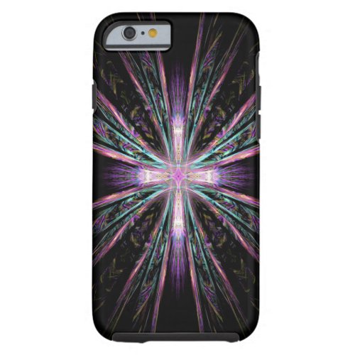 Beautiful fractal cross iPhone 6 case