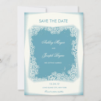 Beautiful frame -Save the date card