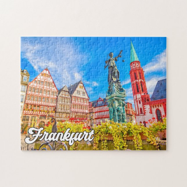 Beautiful Frankfurt, Germany Jigsaw Puzzle (Horizontal)