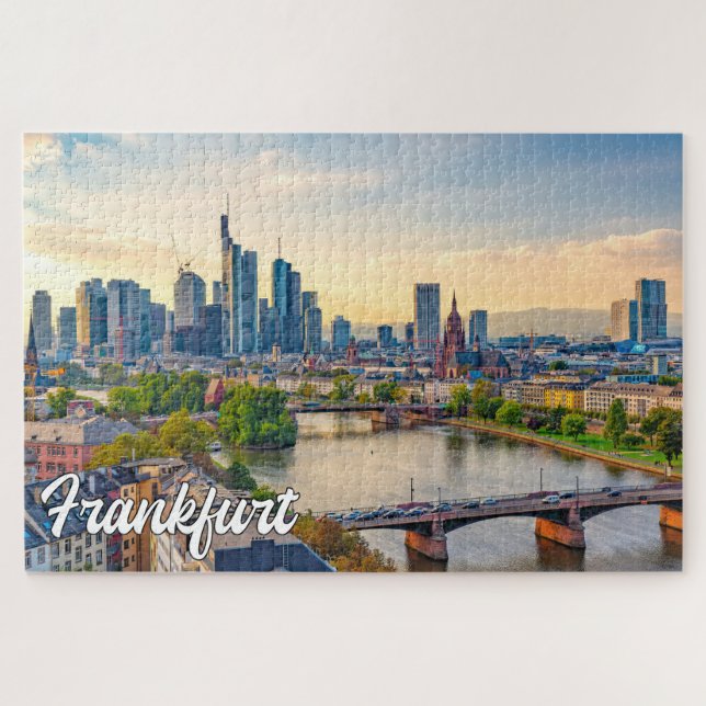 Beautiful Frankfurt, Germany Jigsaw Puzzle (Horizontal)