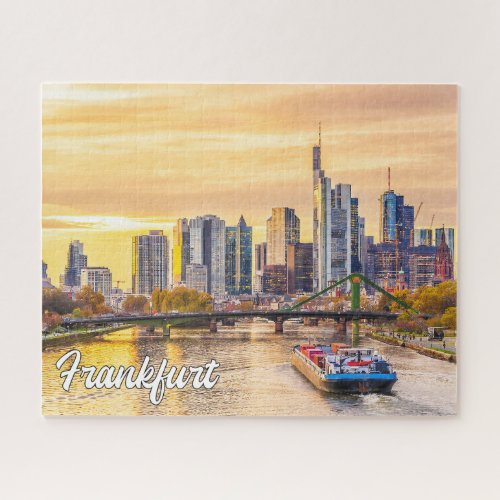 Beautiful Frankfurt Germany Jigsaw Puzzle