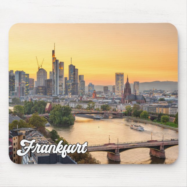 Beautiful Frankfurt, Germany Mouse Pad (Front)