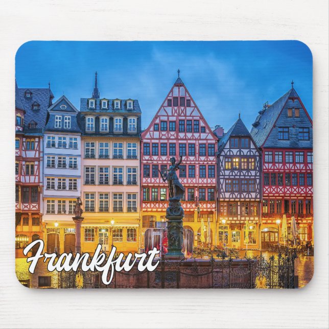 Beautiful Frankfurt, Germany Mouse Pad (Front)