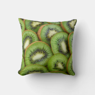 Beautiful Fresh KiWi Ready to Eat Throw Pillow