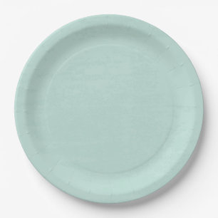 Beautiful fresh mint green disposable paper plates