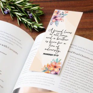 Beautiful Friendship Bible Verse Bookmarks