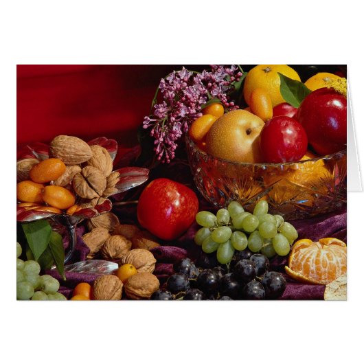 Beautiful Fruit arrangement Cards (Front Horizontal)