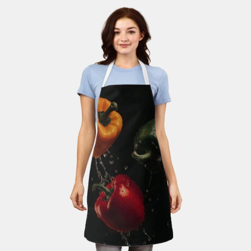 Beautiful Fruits And Vegetables Apron