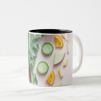 Beautiful Fruits Two-Tone Coffee Mug