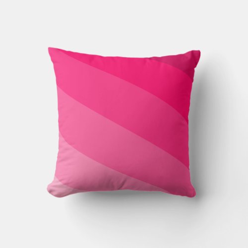 Beautiful fuchsia color rectangles throw pillow