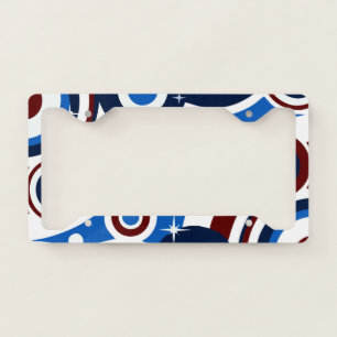 Beautiful Fun Shapes License Plate Frame