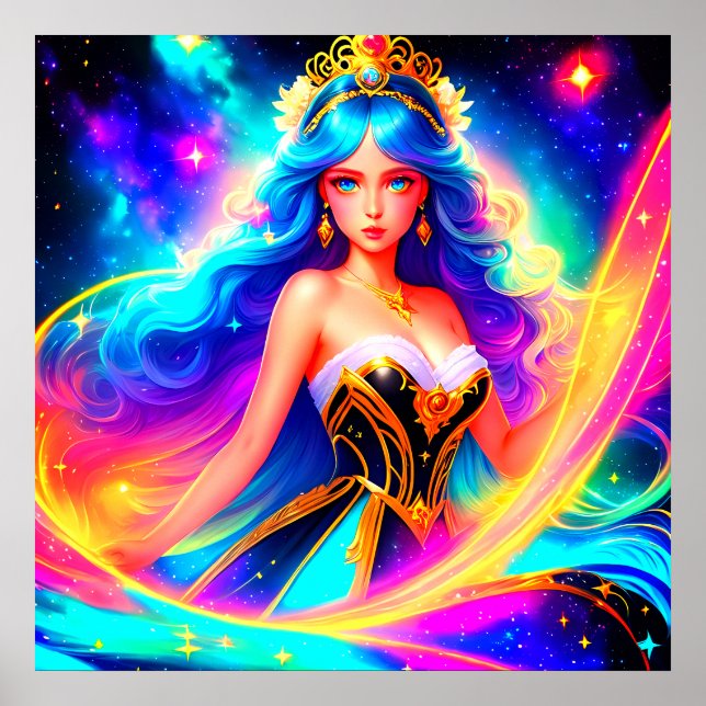 Beautiful Galactic Princess Poster (Front)