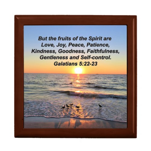 BEAUTIFUL GALATIANS 5 SUNRISE GIFT BOX