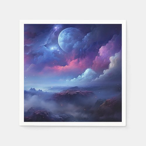 Beautiful Galaxy Outer Space Cosmic Universe Napkins