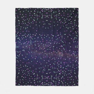 Beautiful galaxy,stars fleece blanket
