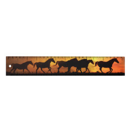 Beautiful Galloping Wild Horses Ruler