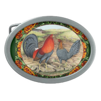 Beautiful Game Fowl Belt Buckle