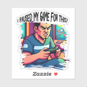 Beautiful gamers design sticker