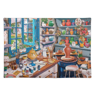 Beautiful Garden Getaway Fine Art Cloth Placemat