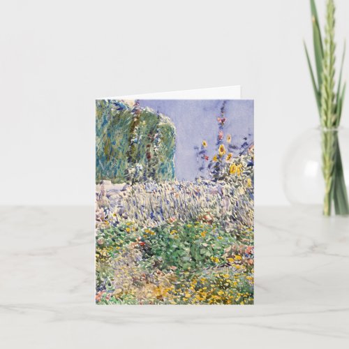 Beautiful Garden Painting Blank Note Card