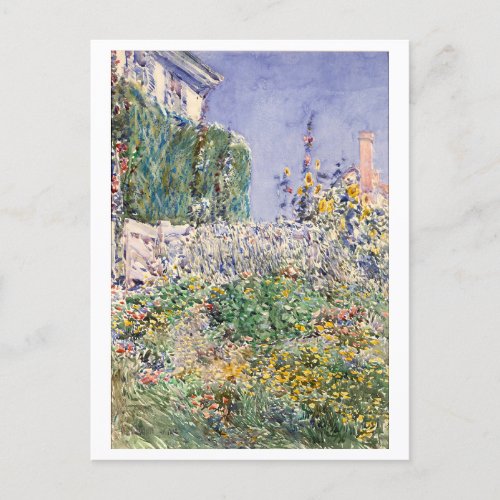 Beautiful Garden Painting Postcard
