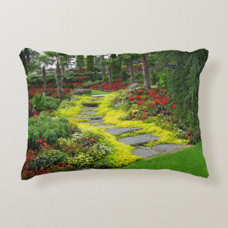 Beautiful Garden Path Photo Accent Pillow