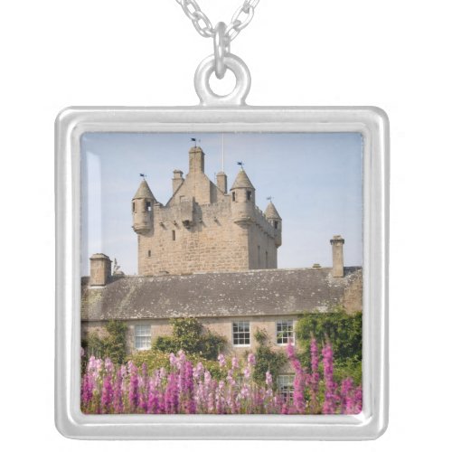 Beautiful gardens and famous castle in Scotland 2 Silver Plated Necklace
