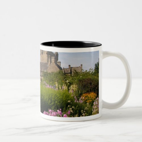 Beautiful gardens and famous castle in Two_Tone coffee mug