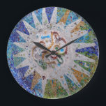 Beautiful Gaudi Clock<br><div class="desc">From the sunny beaches and streets of Barcelon,  Gaudi shared his artistic abilities with the world. Why not brighten up your room with this clock made especially to reflect Gaudi's creative spirit.</div>