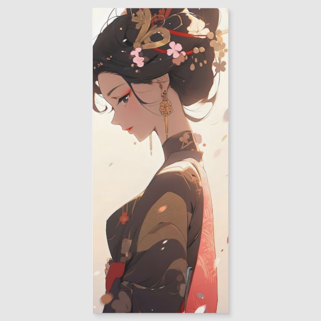 Beautiful Geisha Anime Girl (Front)