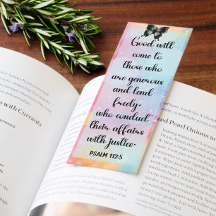 Beautiful Generosity Bible Verse  Bookmarks