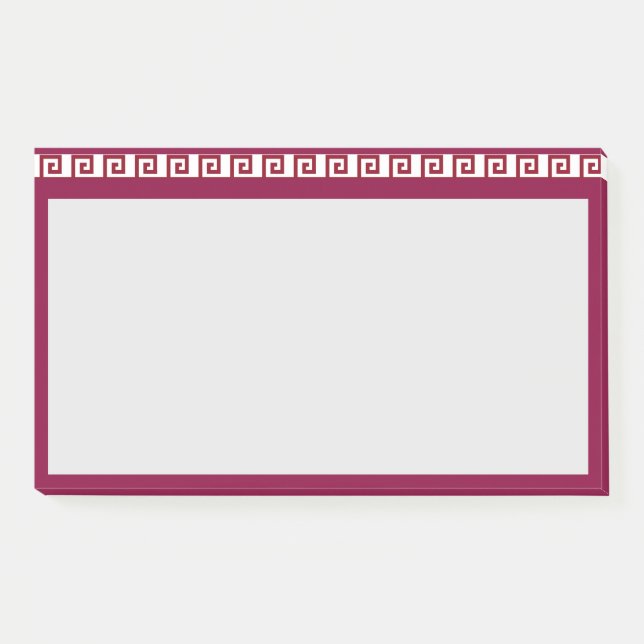 Beautiful Geometric Design Header Pattern Post-it Notes (Front)