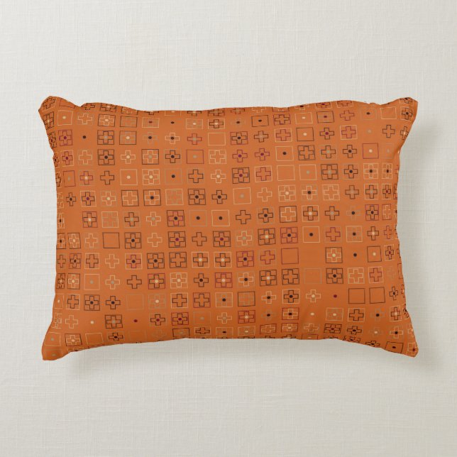 Beautiful geometric pattern design abstract, art,  accent pillow (Front)