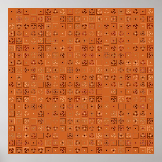 Beautiful geometric pattern design abstract, art,  poster (Front)