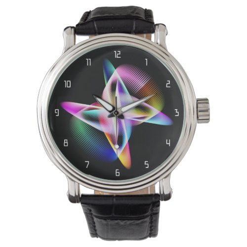 Beautiful geometric pattern  hikari07 watch