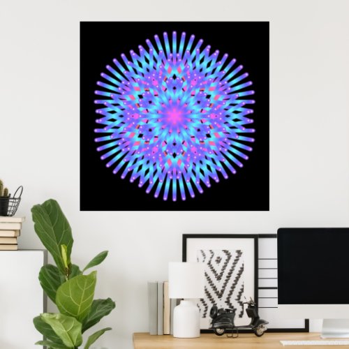 Beautiful geometric pattern  hikari23 poster