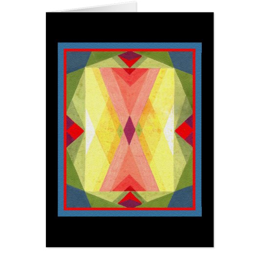 Beautiful Geometric Patterns - Art Deco Card (Front)