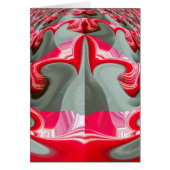 Beautiful Geometric Red Ash Gray Motif Art Design (Front)