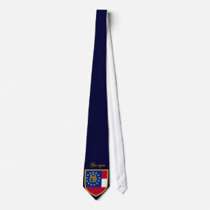 Beautiful Georgia Flag Tie