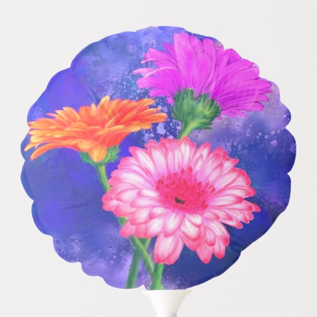 Beautiful Gerberas Balloon (Front)