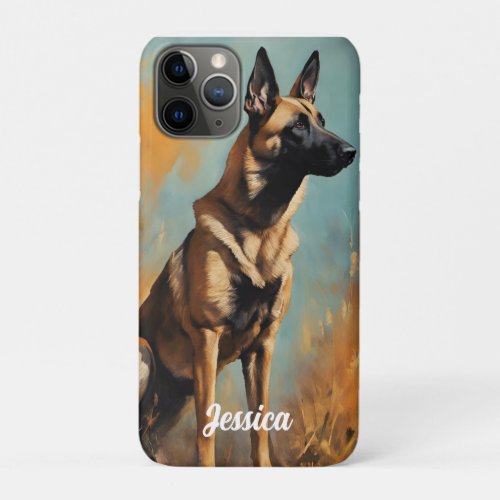 Beautiful German Malinois iPhone 11 Pro Case