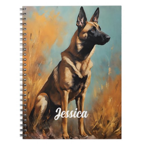 Beautiful German Malinois Notebook