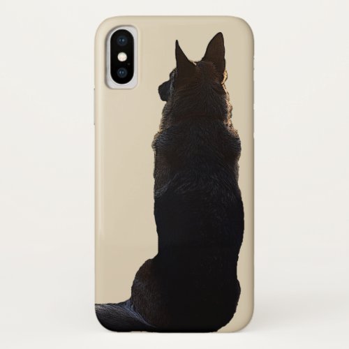 Beautiful German Shepherd Dog iPhone X Case