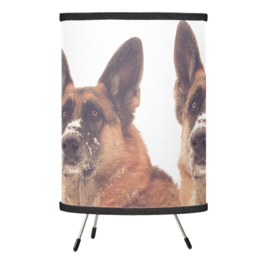 Beautiful German Shepherd Lamp (Left)